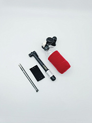 Горн сигнальный многоразовый EcoBlast (Канада) в комплекте с насосом, перезаряжаемый воздушный звуковой сигнал пневматический туманный горн, пластиковый баллон   