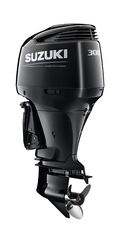 Лодочный мотор 4-х тактный Suzuki DF300APXX, мощность 300 л.с., цвет черный