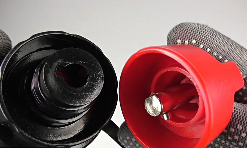 Выключатель массы ААА (Тайвань) для 1 аккумуляторной батареи 12 / 24 В, 2-х позиционный OFF-ON (1 АКБ) 280А (механический поворотный размыкатель ключ массы аккумулятора)