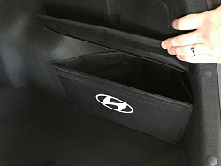 Авто сумка органайзер в багажник для автомобиля HYUNDAI SOLARIS II седан c 2020 (комплект 2 шт.)   