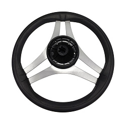 Руль для лодки Gussi MOLINARA диаметр 350 мм, алюминиевые спицы   