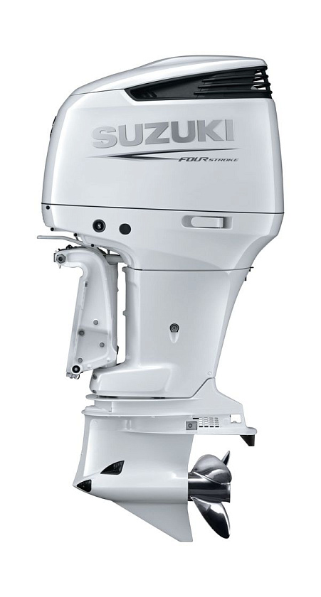 Лодочный мотор 4-х тактный Suzuki DF300APX, мощность 300 л.с., цвет белый