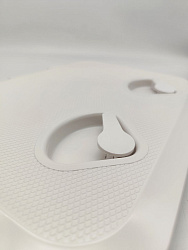 Палубный смотровой люк SeaFlo 315 х 440 мм для лодки / катера / яхты, пластиковый, инспекционный с крышкой и замками   