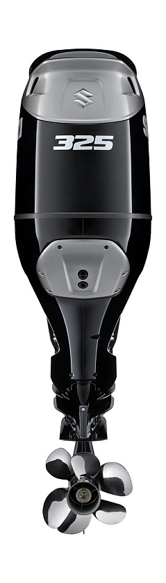 Лодочный мотор 4-х тактный Suzuki DF325ATXX, мощность 325 л.с., цвет черный