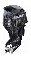 Лодочный мотор 4-х тактный Suzuki DF325ATX, мощность 325 л.с., цвет черный   