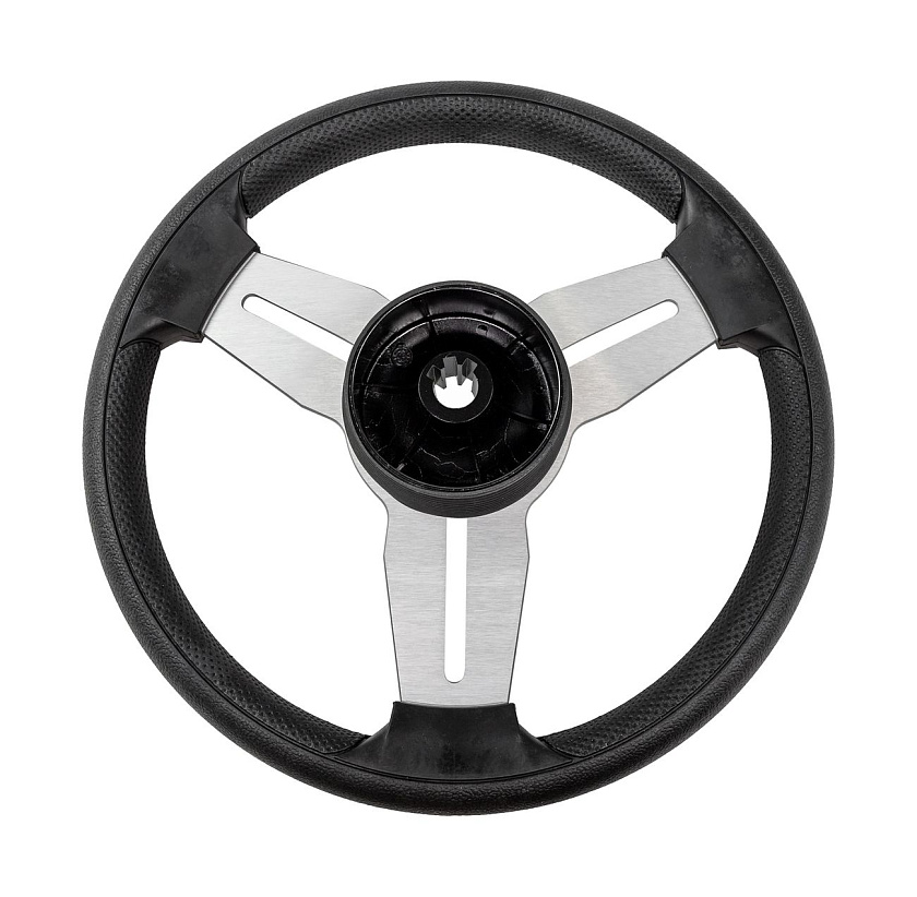 Руль для лодки Gussi 015A диаметр 350 мм, алюминиевые спицы