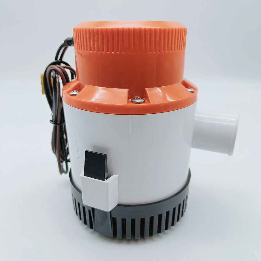 Осушительная помпа SeaFlo 12 вольт, 3000GPH (11355 л/час, высота 5 м), для лодки (насос 12 В осушительный для откачки воды на судне / помпа водооткачивающая трюмная)