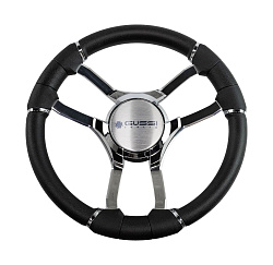 Руль для лодки Gussi MALERA диаметр 350 мм, алюминиевые спицы   