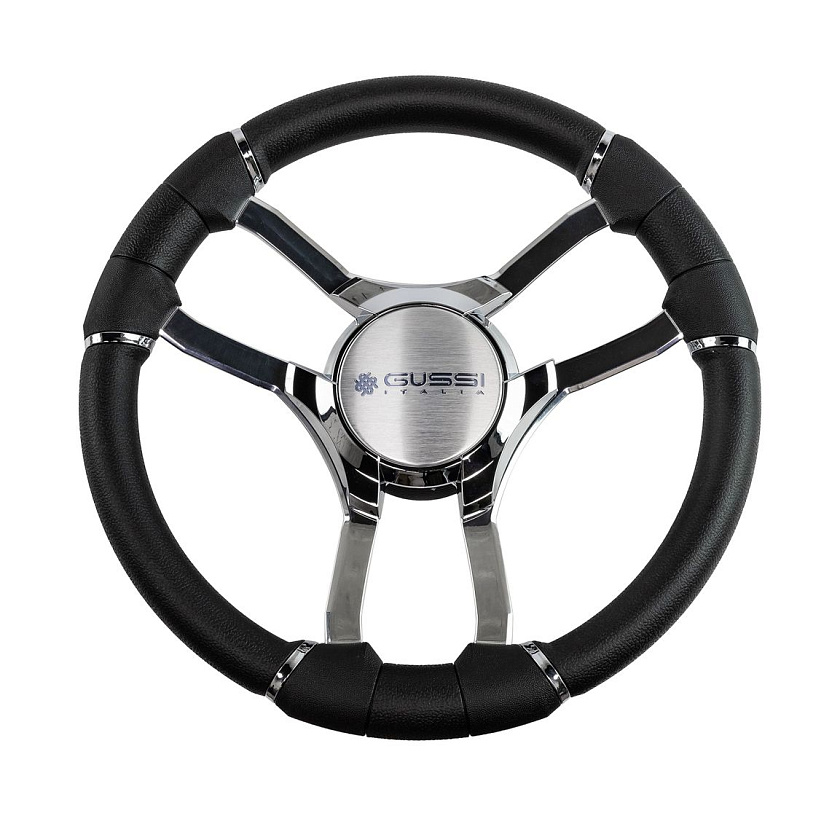 Руль для лодки Gussi MALERA диаметр 350 мм, алюминиевые спицы