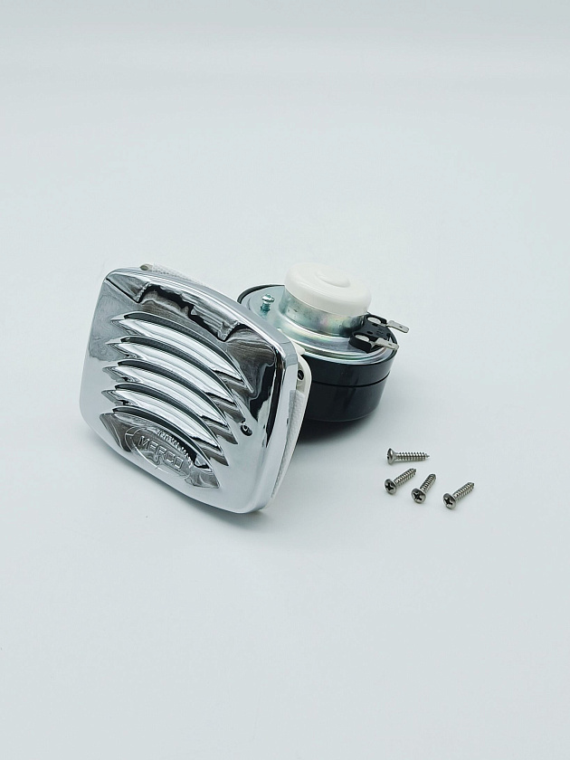 Сигнал звуковой Marco Smile SM1/C (Италия) электрический 12В (вольт), врезной горн для лодки, катера, яхты, судна, сигнальный горн ревун 12V клаксон гудок сирена