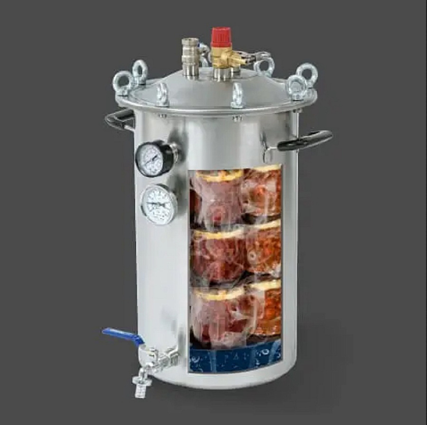 Автоклав домашний для консервирования Fansel 2, 20 литров, 2 в 1. Товар уцененный