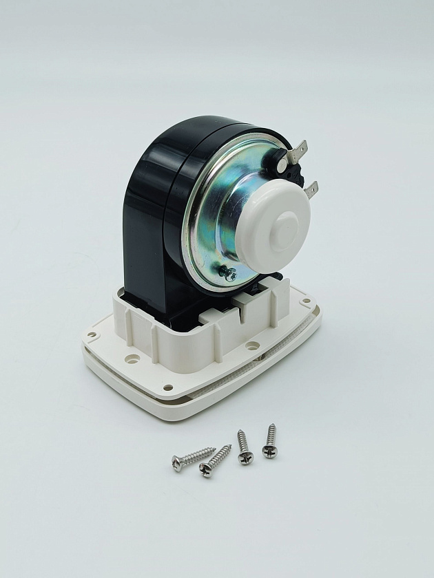 Сигнал звуковой Marco Smile SM1 (Италия) электрический 12В (вольт), врезной горн для лодки, катера, яхты, судна, сигнальный горн ревун 12V клаксон гудок сирена