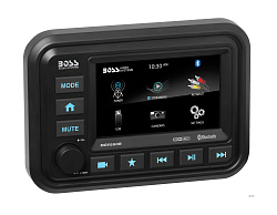 Морская магнитола BOSS Audio MGV550B с 5" сенсорным экраном, Bluetooth и видеовходами (влагозащита IPX6)   