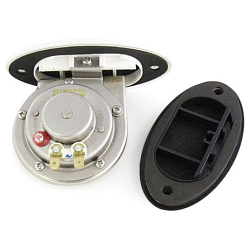 Врезной электрический звуковой сигнал Easterner, 12В (вольт), 110 ДБ, для лодки, катера, яхты, судна, электрический сигнальный горн 12V одноканальный   