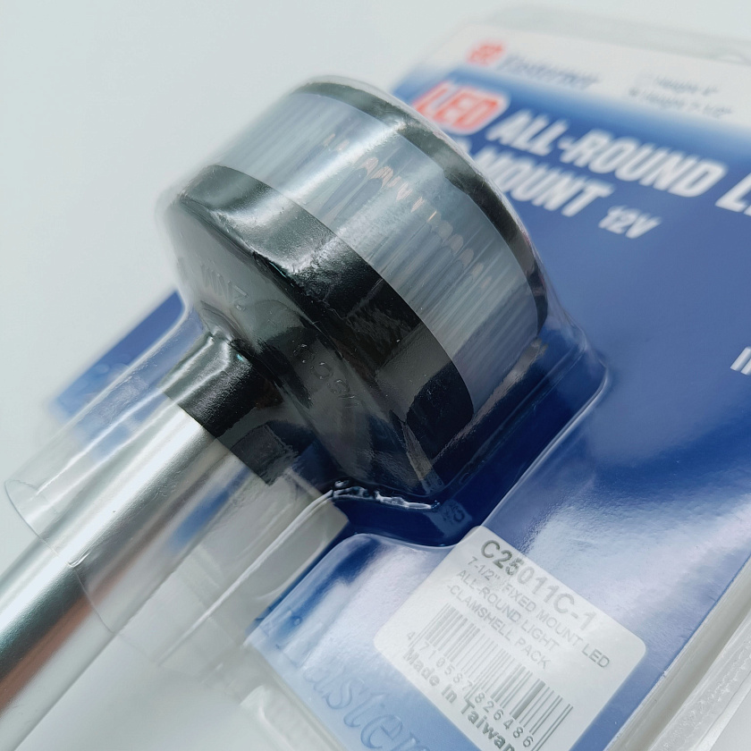 Светодиодный топовый огонь Easterner 12 В LED клотиковый на стойке 190 мм для лодки, катера, судна (круговой, стояночный, якорный) влагозащищенный