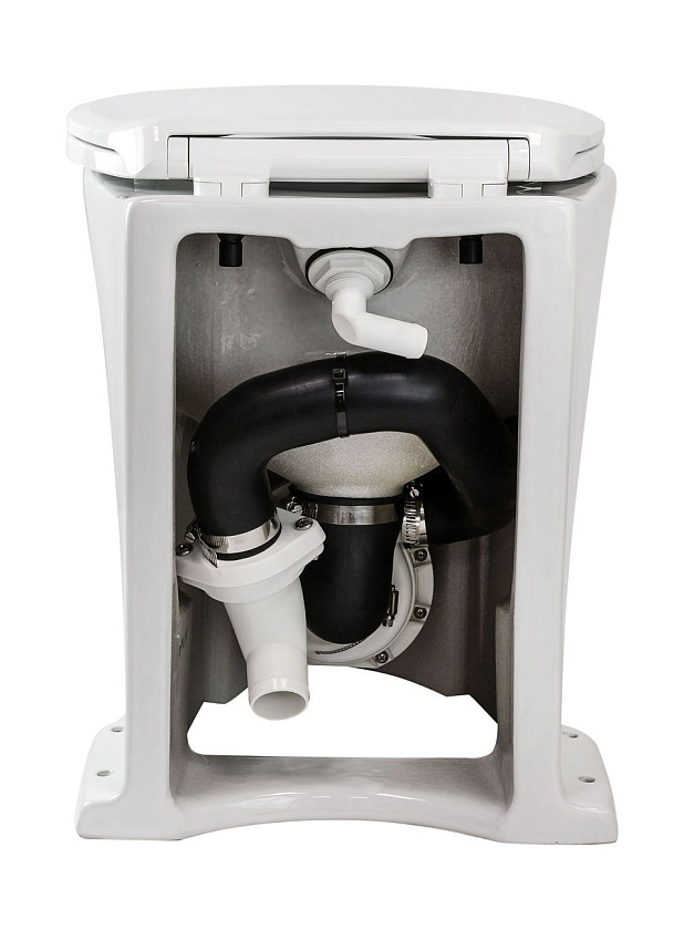 Унитаз судовой электрический SeaFlo серии Delux, 12 В модель SFMTE105