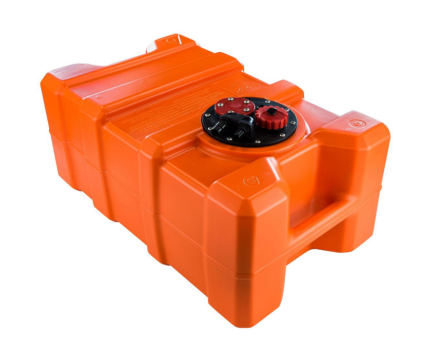 Бак топливный CAN-SB (Италия) для лодки стационарный, объем 50 литров, размер 650х400х280 мм