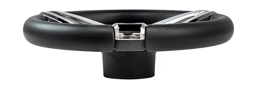 Руль для лодки Gussi MOLINO K диаметр 350 мм, хромированные спицы