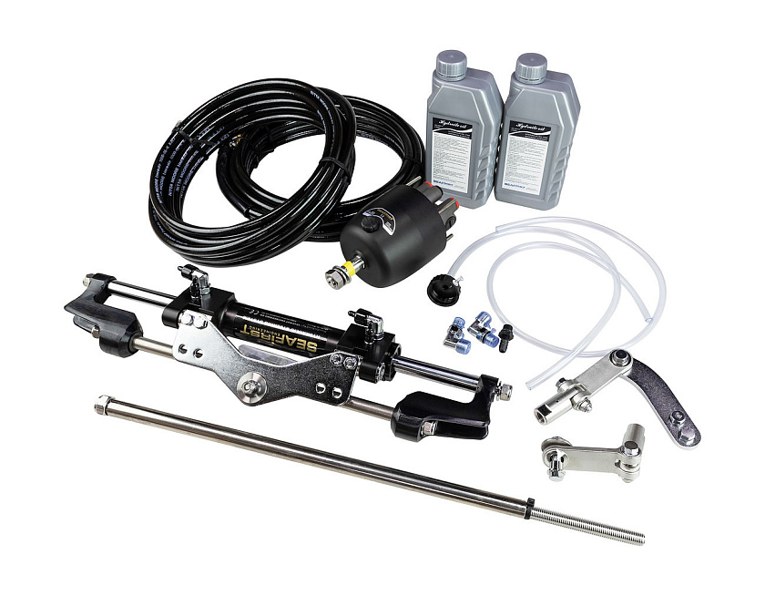 Гидравлическое рулевое управление Sea First MO-350НT1 25 см³ для 2-х лодочных моторов общей мощностью до 600 л.с.