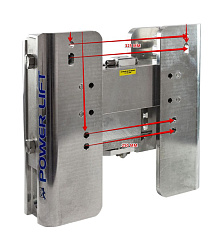 Подъемник Bob's Machine Standard для лодочного мотора 50-300 л.с. лифт гидравлический вертикальный, вынос 150 мм   