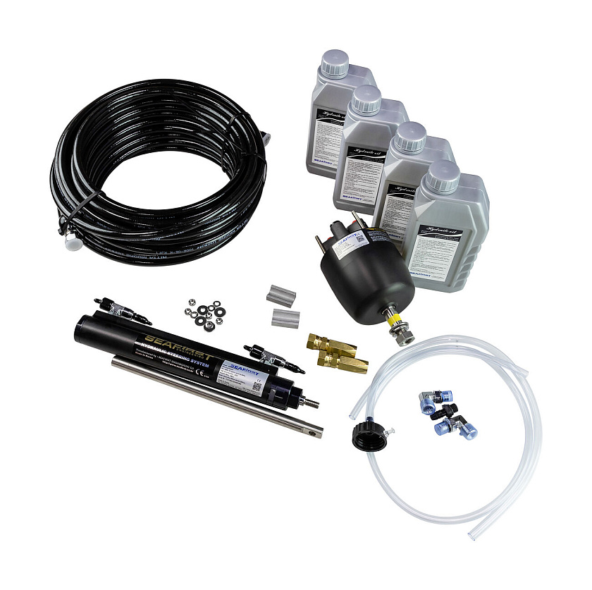 Гидравлическое рулевое управление Sea First MS250S-U (Power Assist) для стационарного лодочного мотора до 150 л.с.