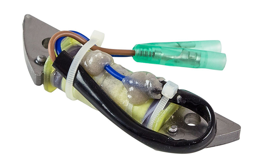 Для лодочного мотора Yamaha Hidea, Gladiator, Parsun, HDX 9.9 F 15 F катушка зажигания (генератора) под маховиком ПЛМ, катушка магнето 63V855200000, 63V-85520-00-00, пр-во Omax (Тайвань)