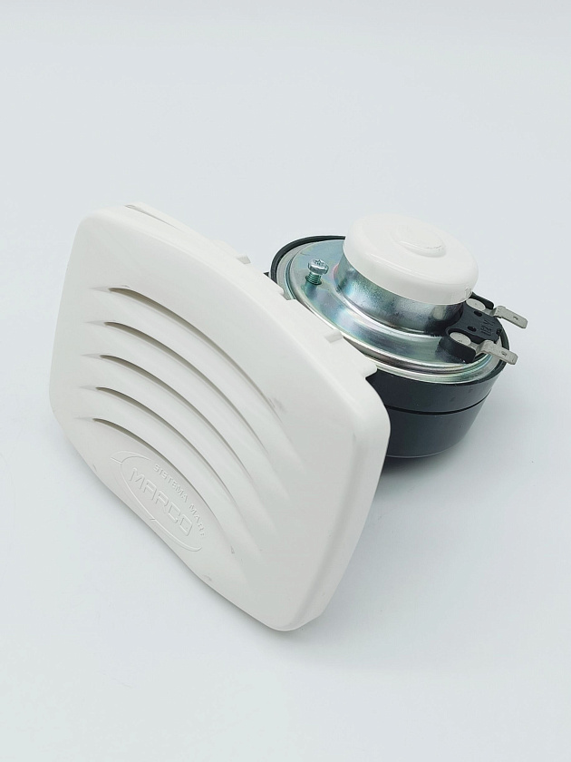 Сигнал звуковой Marco Smile SM1 (Италия) электрический 12В (вольт), врезной горн для лодки, катера, яхты, судна, сигнальный горн ревун 12V клаксон гудок сирена