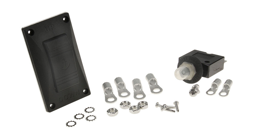 Якорная лебедка вертикальная South Pacific PRO VS600 электрическая 12В, корпус нержавеющая сталь