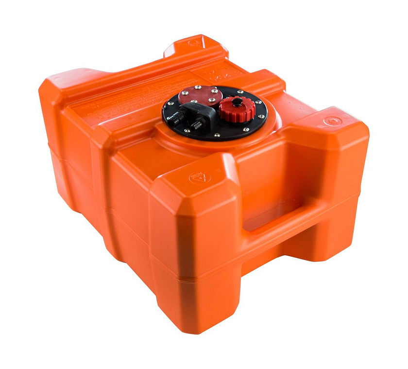 Бак топливный CAN-SB (Италия) для лодки стационарный, объем 40 литров, размер 500х400х280 мм