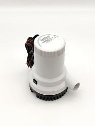 Осушительная помпа SeaFlo 12 вольт, 1500GPH (5677,5 л/час, высота 3,5 м), для лодки (насос 12 В осушительный для откачки воды на судне / помпа водооткачивающая трюмная)   