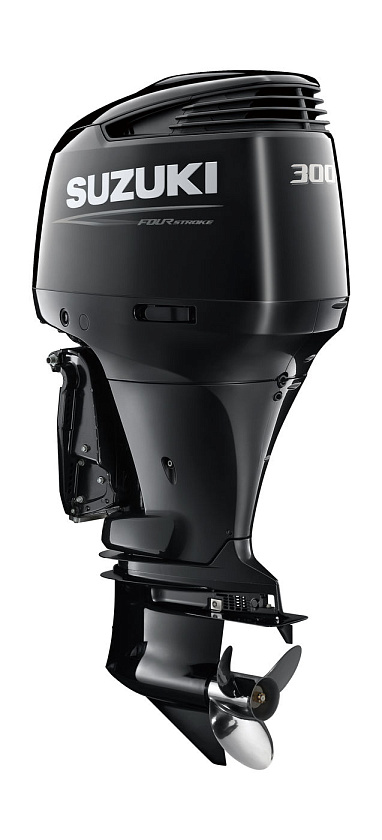 Лодочный мотор 4-х тактный Suzuki DF300APX, мощность 300 л.с., цвет черный