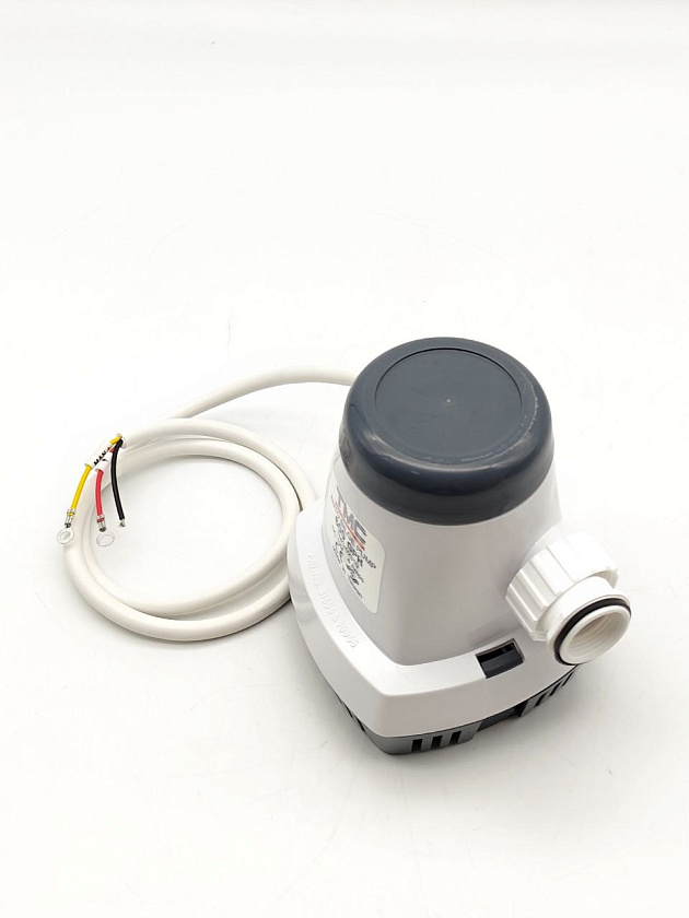 Автоматическая трюмная помпа TMC 12 вольт, 600GPH (2271 л/ч) для лодки /катера / яхты водооткачивающая с таймером, насос водяной трюмный 12 В осушительный для откачки воды на судне