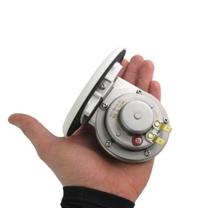 Врезной электрический звуковой сигнал Easterner, 12В (вольт), 110 ДБ, для лодки, катера, яхты, судна, электрический сигнальный горн 12V одноканальный