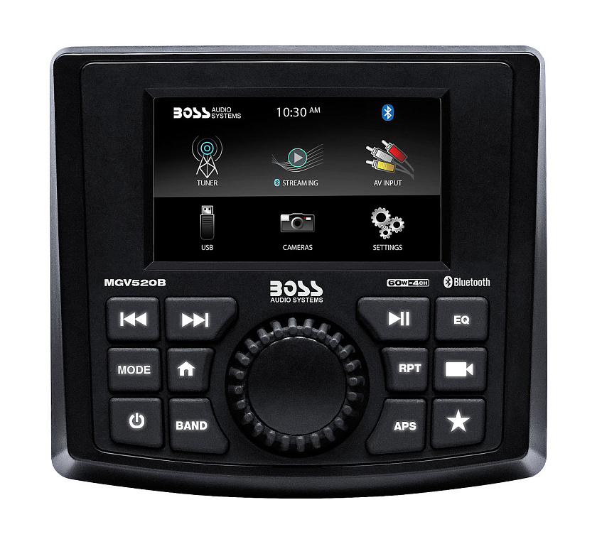 Морская магнитола BOSS Audio MGV520B (влагозащита IPX6)