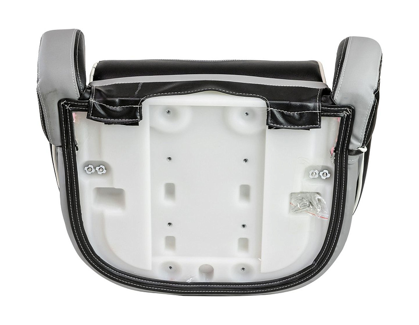 Кресло для лодки Stingray с болстером, обивка винил, цвет черно-серый